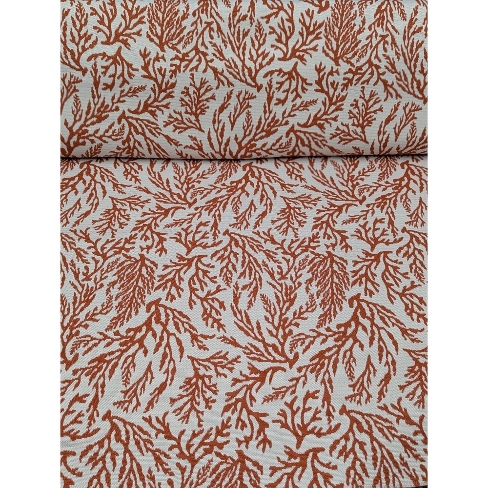 4.25 Yard Outdoor Fabric Material Lot Coral Cove Apricot Jacquard 61in JoAnn